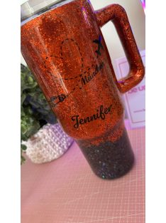 CSILLÁMMAL BEVONT 1200 ML FÜLES TERMOSZ SZÍVÓSZÁLLAL