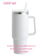 CSILLÁMMAL BEVONT 1200 ML FÜLES TERMOSZ SZÍVÓSZÁLLAL