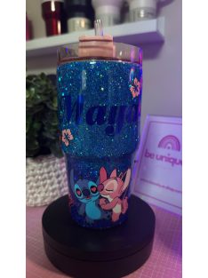   CSILLÁMMAL BEVONT 590 ML STANLEY STARBUCKS TERMOSZ SZÍVÓSZÁLLAL