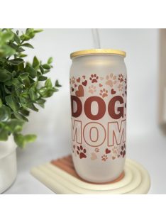 DOG MOM ÜVEGPOHÁR
