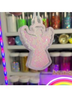   KARÁCSONYFADÍSZ KÜLÖNBÖZŐ FORMÁKBAN CSILLÁMMAL TÖLTVE EGYEDI SZÍNBEN FELIRATTAL, MOTÍVUMMAL