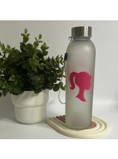 ÜVEGPALACK FÉM HATÁSÚ KUPAKKAL EGYEDI MINTÁVAL