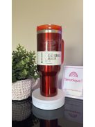 GRAVÍROZOTT STANLEY+STARBUCKS TERMOSZ 1200 ML - FÉNYES PIROS SZÍNBEN