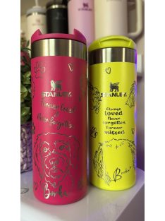   GRAVÍROZOTT STANLEY AEROLIGHT TRANSIT MUG 600 ML - VÁLASZTHATÓ SZÍNBEN