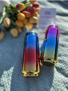 GRAVÍROZOTT TERMOSZ KÉK-PIROS-SÁRGA ÁTMENETES 430 ML