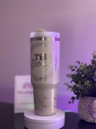 GRAVÍROZOTT STANLEY TERMOSZ 1200 ML - RÓZSASZÍN SZÍNBEN, EZÜST GRAVÍROZÁSSAL