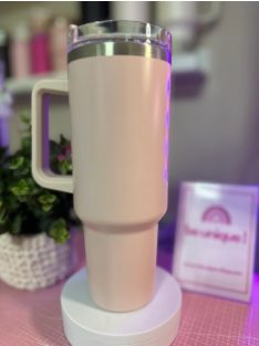   GRAVÍROZOTT FÜLES TERMOSZ HALVÁNY RÓZSASZÍN SZÍNBEN 1200 ML