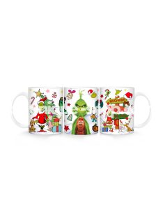 GRINCH ÉS MAX II. KARÁCSONYI MINTÁS BÖGRE