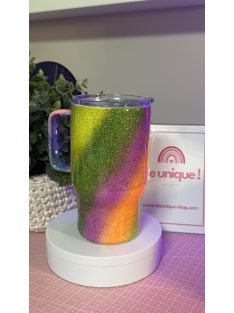 SZIVÁRVÁNY TERMOSZ CSILLÁM BEVONATTAL 