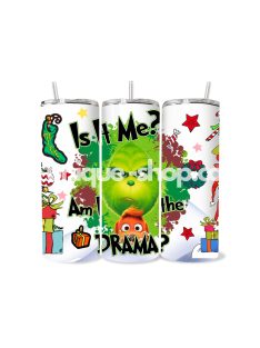 DRAMA GRINCS KARÁCSONYI MINTÁS TUMBLER