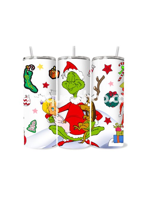 CHILL GRINCHMAS MINTÁS TUMBLER