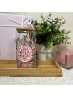 CAFECITO CHISME PINK UV ÜVEGPOHÁR