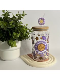 CAFECITO CHISME PURPLE UV ÜVEGPOHÁR