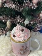 EGYEDI MINTÁS KERÁMIA BÖGRE BAMBUSZ FEDÉLLEL ÉS KISKANÁLLAL,KUPAK DÍSZÍTÉSSEL
